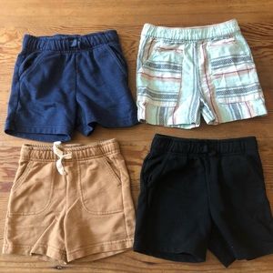 Cat & Jack four pairs of shorts size 18 months